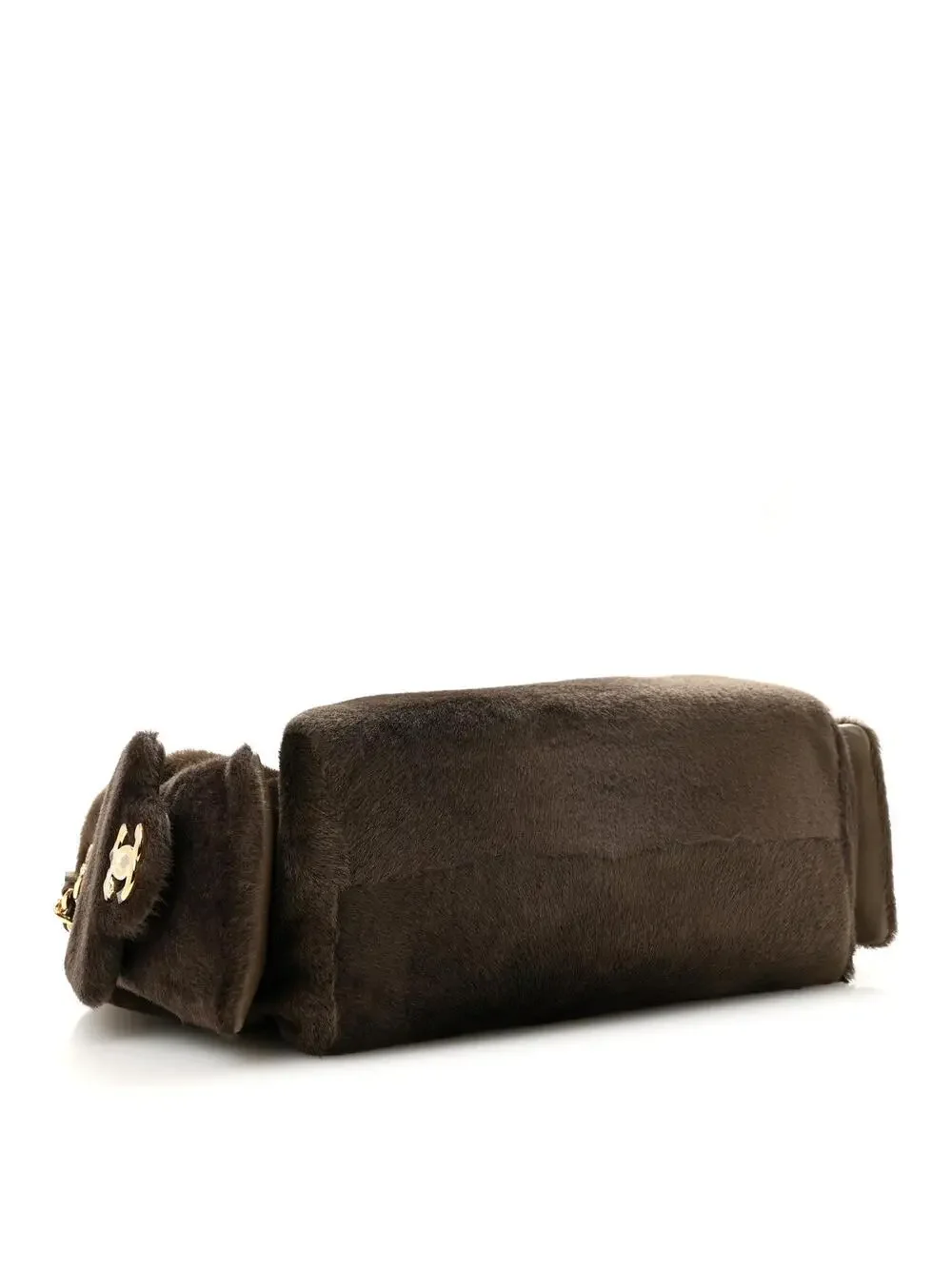 Pony Hair Mini Chanel 25 Handbag Dark #321999C99B